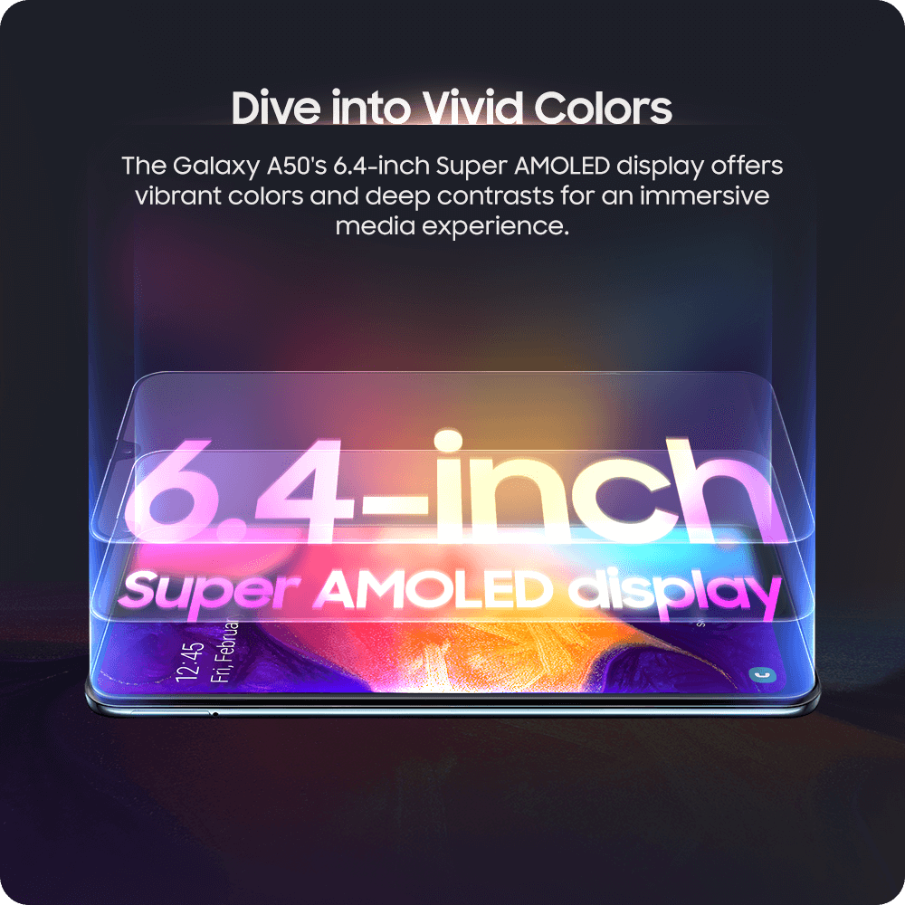 スマートフォン本体 GALAXY A50 Samsung Galaxy A50 - Detailed Phone Specs