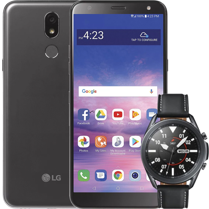 Samsung Galaxy Watch 3 45mm and LG Solo Samsung Galaxy Watch 3 45mm and LG Solo