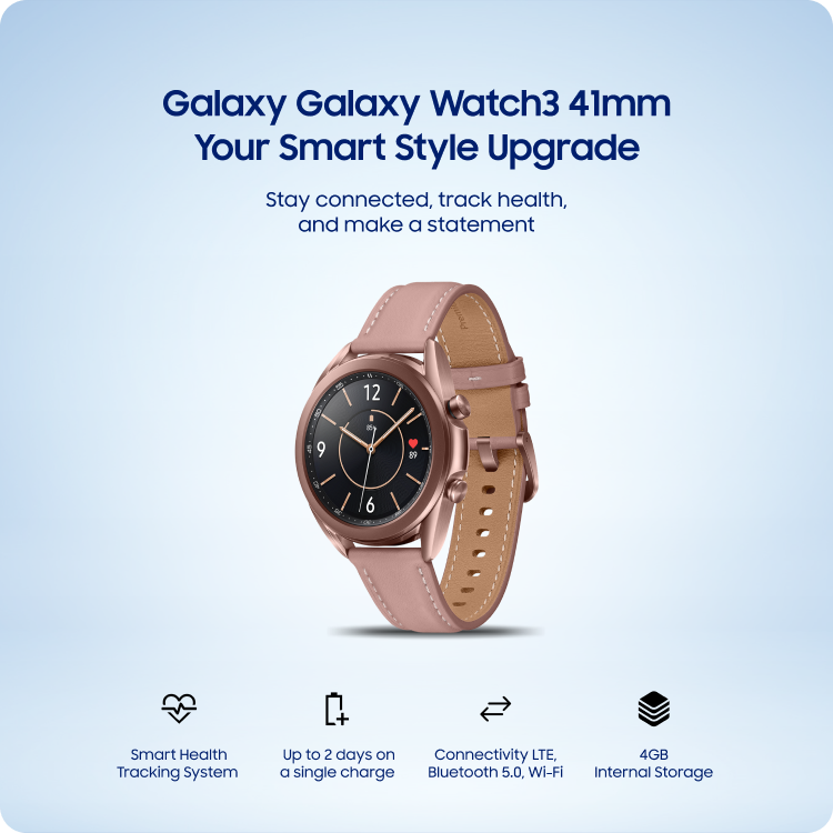 Bundle Samsung Galaxy watch 41 mm and Samsung Galaxy S8