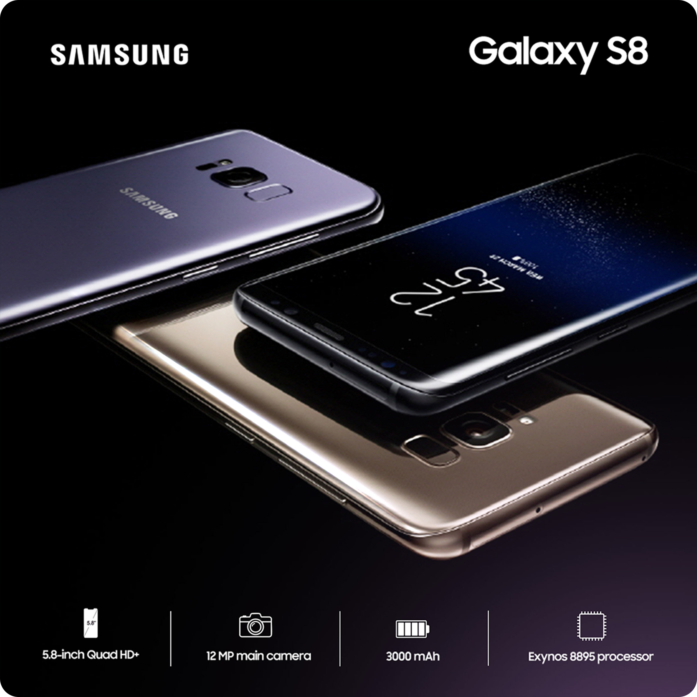  AirTalk Wireless Samsung Galaxy S8 - Government phone 3